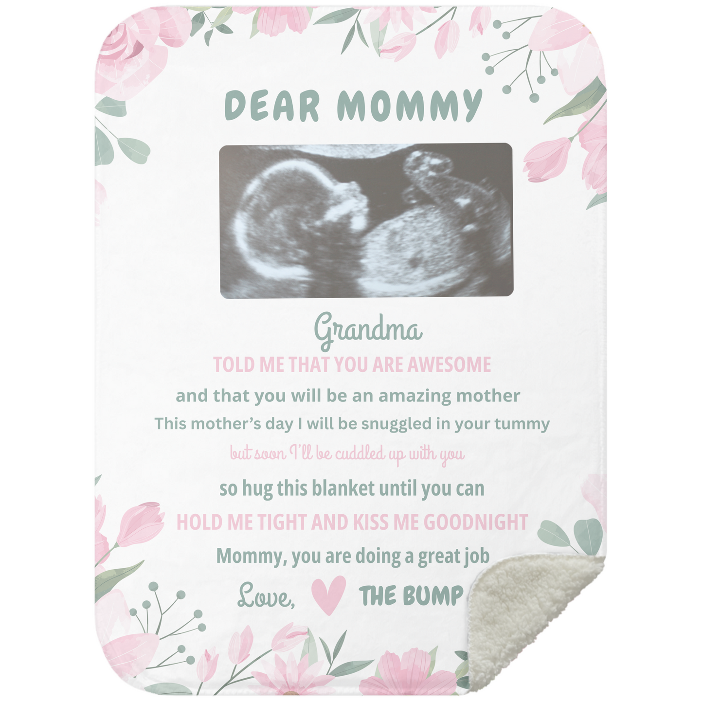 Dear Mommy Personalized Blanket