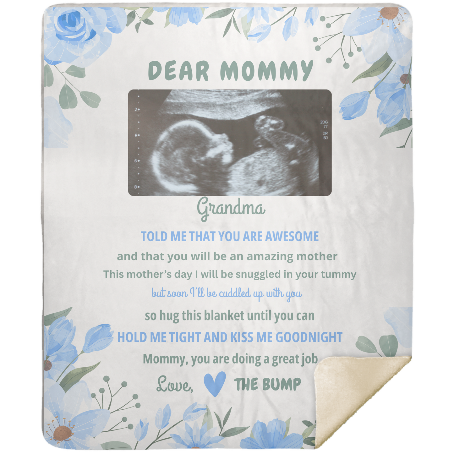Dear Mommy Personalized Blanket