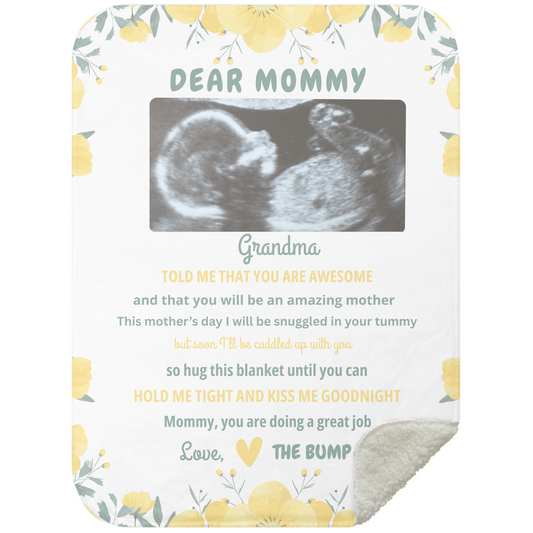 Dear Mommy Personalized Blanket