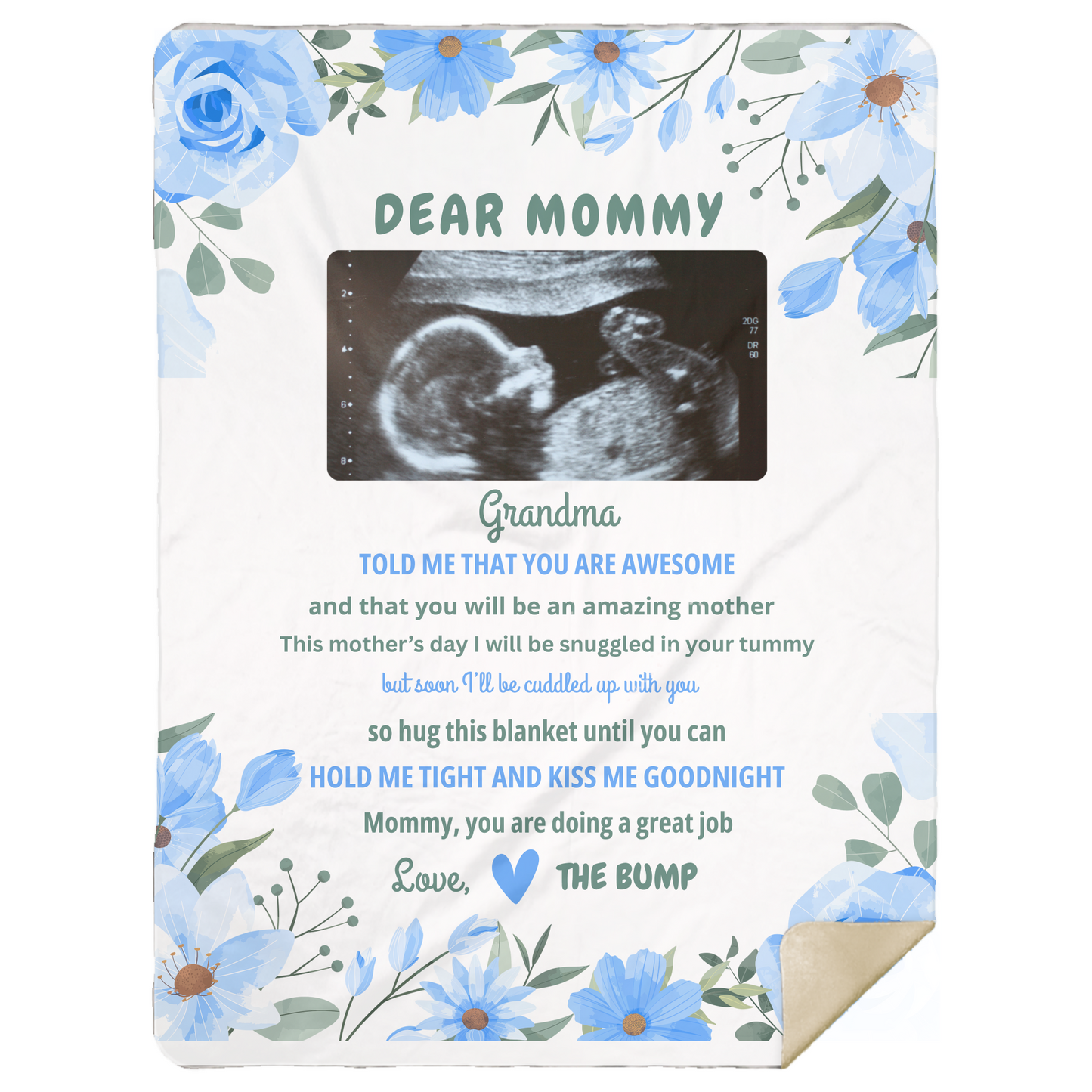 Dear Mommy Personalized Blanket