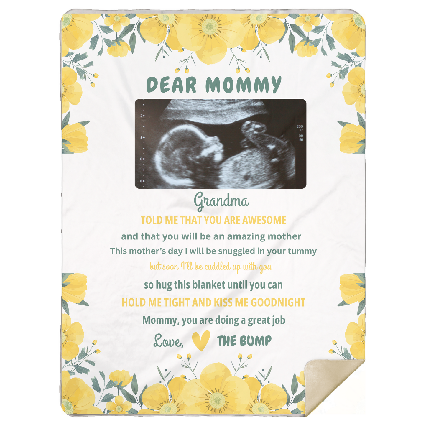 Dear Mommy Personalized Blanket