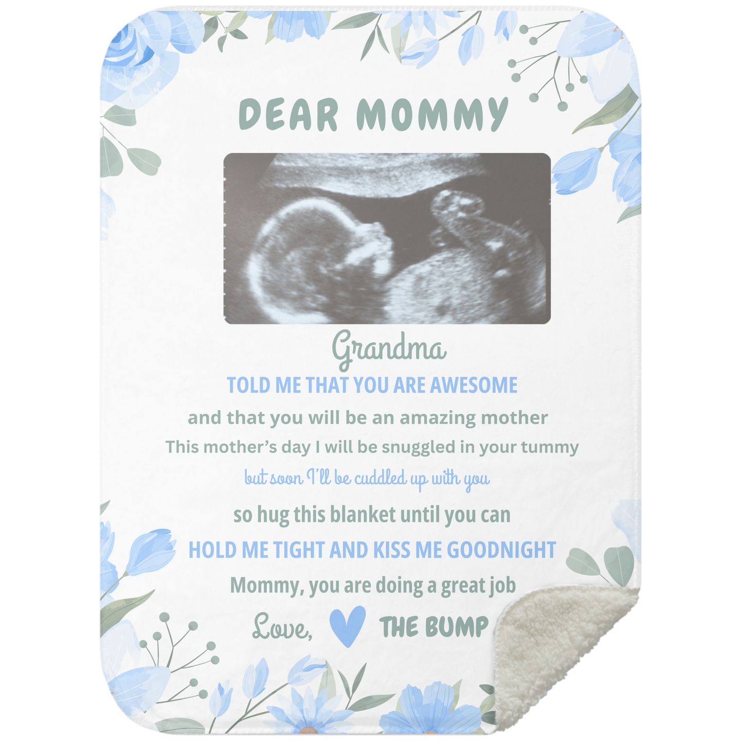 Dear Mommy Personalized Blanket
