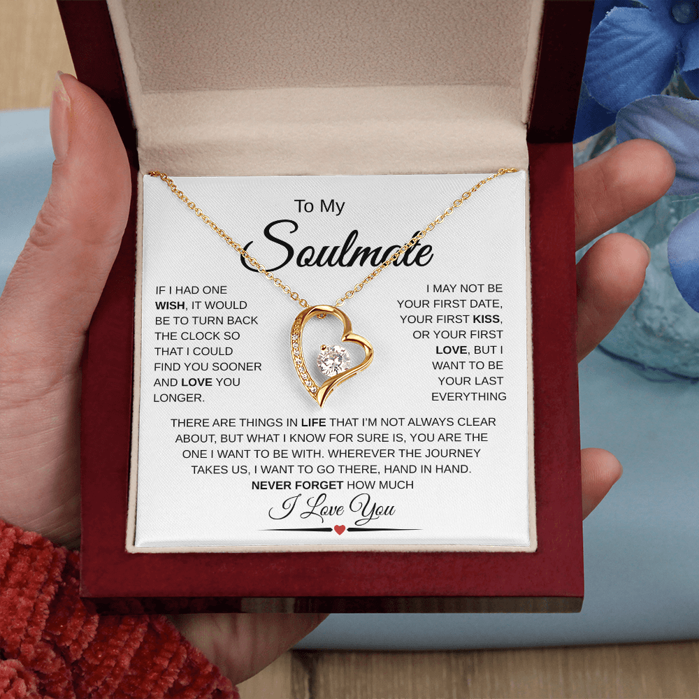 To My Soulmate I Love You Necklace